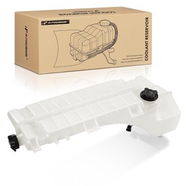 A-Premium Engine Coolant Reservoir with Caps(2) & Sensor Compatible with 2008-2024 Volvo VHD VNL VNM Trucks, 2008-2024 Mack CHU CXN CXU Trucks, Replaces OE Part# 21513975, 21846997, 21513979, 21846995