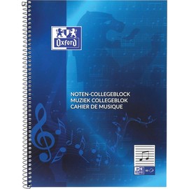 Oxford 384405014/100050345 Notepad DIN A4+, Line Style 14, 50 Sheets