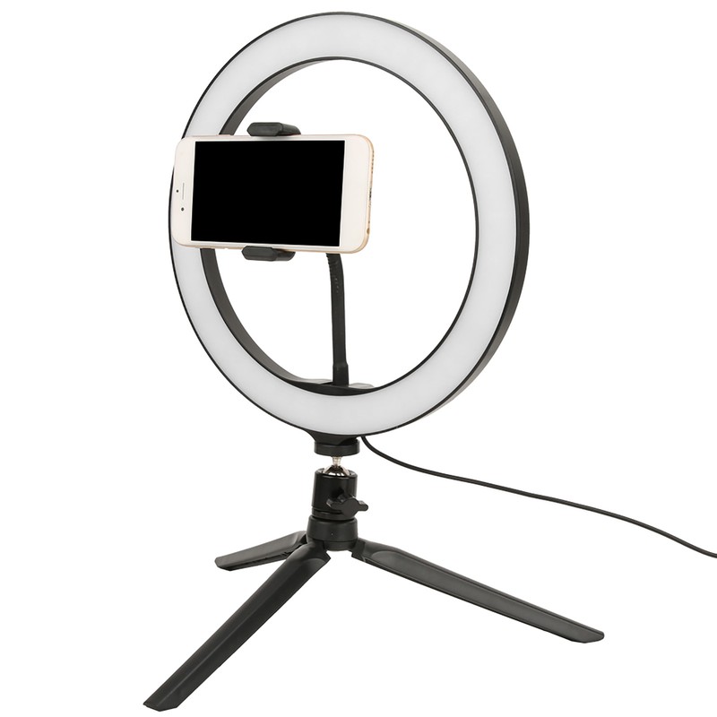 26cm/10in Ring Light LED Live Lamp Fill Light Dimmable USB