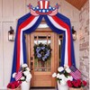 Batiyeer 5 Pcs 32.2ft 4th of July Patriotic Bunting Porch