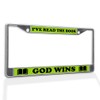 Fastasticdeals Metal Insert License Plate Frame I've Read The Book
