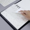 A5 6 Hole Acrylic Binder Dividers, 6 Pack Clear 1mm