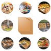 TopHomer 3 Packs Copper Grill Mats Heavy Duty Non Stick