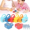 Plastic Children Early Educational Cognitive Learning Numbers Locking Preschool ToyEFGHIJKL