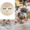 7" 180mm Diamond Cutting Disc Stone Cutter Wheel-Segmented for Dry