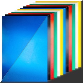 Reflective Vinyl for Cricut Joy Permanent Adhesive (12 Pack Bundle, 5.5 x 12 Inch) Light-Activated Glow in The Dark Sticker Sheets for DIY Outdoor Stickers and Decal. Safe Car Parking, Crafting, Art