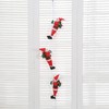 NICEYEA Santa Claus Climbing Rope Christmas Ornaments Climbing Santa Claus