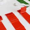 Roczential 5PCS Rugby Training Flag Football Kit Small Football Flag