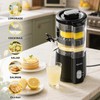 Electric Lemon Juicer, Hand-Free Citrus Juicer Machine with Cleaning Brush,