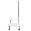 PIAOCAIYIN 2 Step Stool with Handle for Elderly, Removable Medical