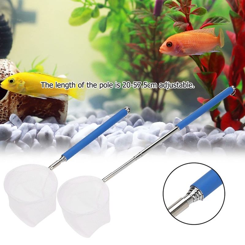 Adjustable Mini Fishing, Net Pole for Aquarium Tank Fish Accessories