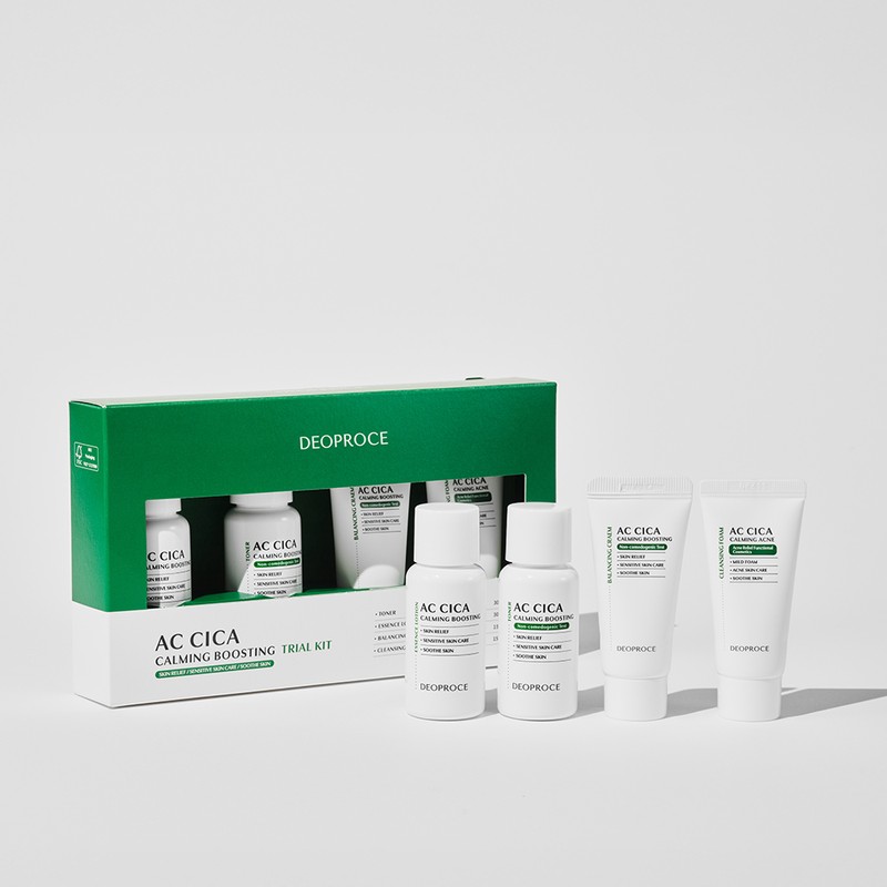 Deoproce AC Cica Calming Boosting Trial Kit / 디오프러스 AC