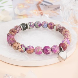 CheersLife Gifts for Women Ladies Pearl Bracelet Gift Best Friend Friendship Bracelets Birthday Gift for Women Girlfriend Mum Daughter Gifts for Christmas Valentine's Day Mother's Day, Stone Stainless