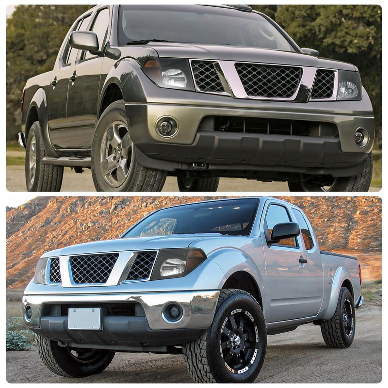 for 2005-2008 Nissan Frontier Headlight Assembly/2005-2007 Pathfinder Black Headlight Driver