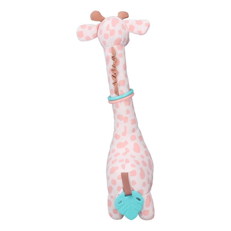 Plush Giraffe Teether Toy Fun Teether Design Cute Infant Plush