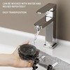 Rotating Shower Suction Cup Hook, Space Saving Non Punch Wall