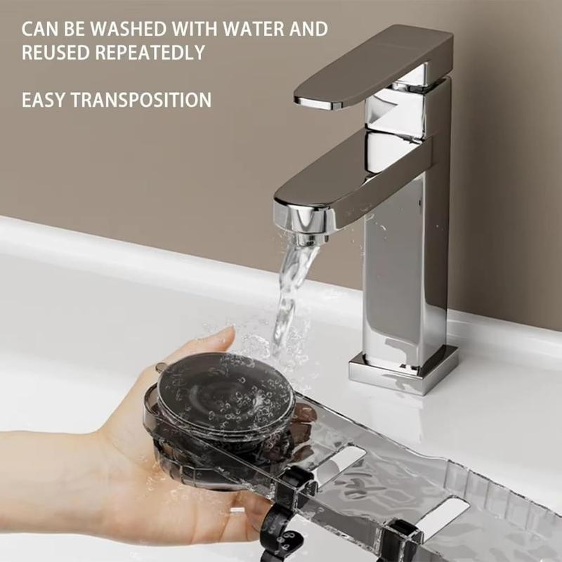Rotating Shower Suction Cup Hook, Space Saving Non Punch Wall