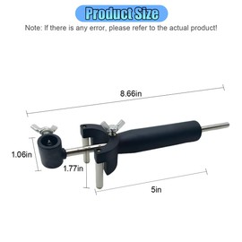 UHANBUT Car Wheel Eyebrow Parallel Scriber, Adjustable Auto Wheel Arch Parallel Scriber with Scale, Portable Stable Fix Vehicle Body Line Marker Tool for Car Sheet Metal Dent Repair (Plastic)