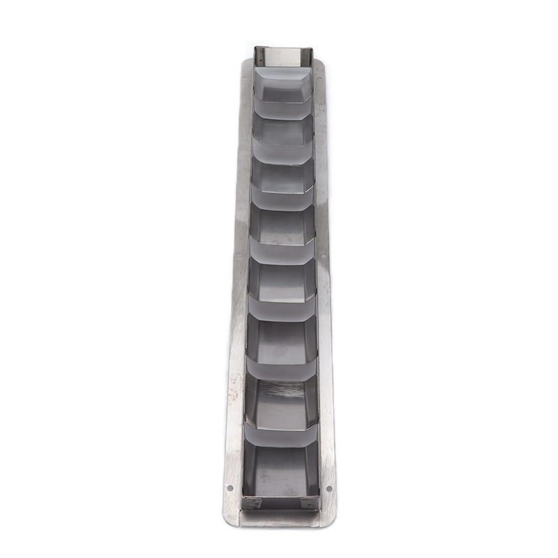 Marine Vent Grille Oblong Stainless Steel 8 Slots Grid Cover