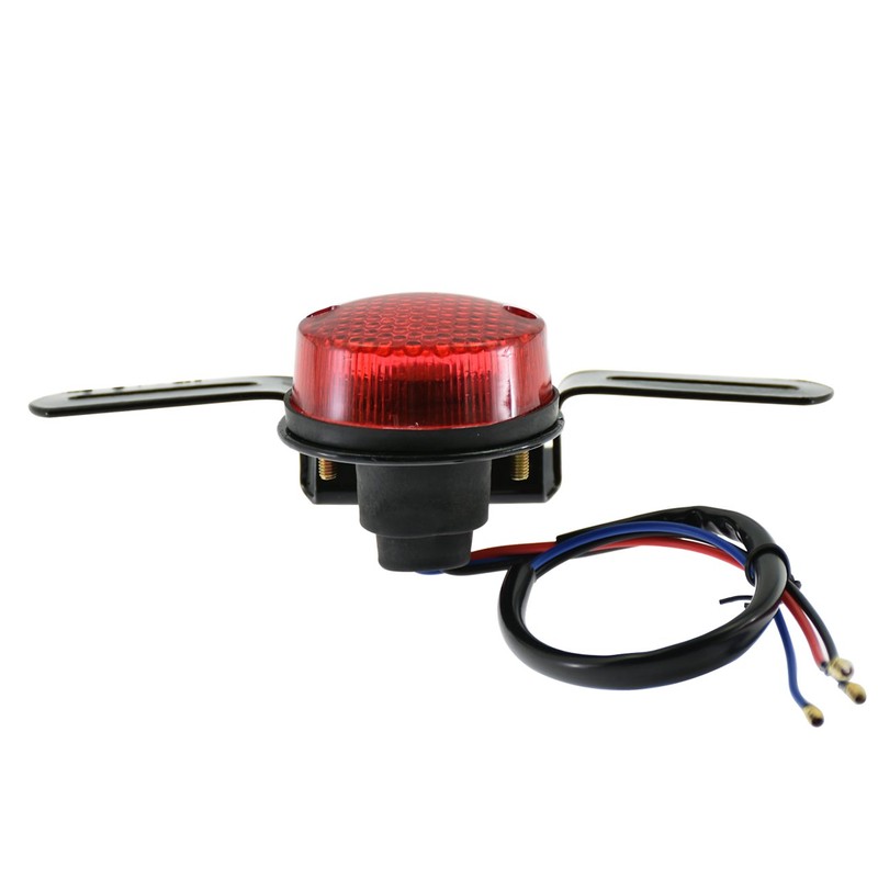 HDBUBALUS Motorcycle Tail Light LED Brake Light License Plate Light