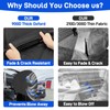 Outboard Motor Cover, 900D Waterproof Boat Motor Cover, Black