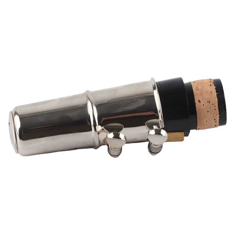 Clarinet Mouthpiece Kit with Ligature and Plastic Cap Portable Black