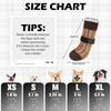 EXPAWLORER Dog Socks to Prevent Licking Paws, 4 Pcs Double
