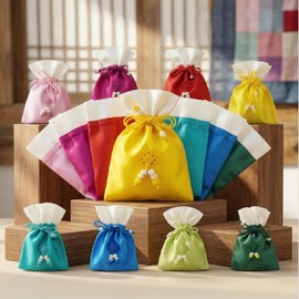 I agree to third-party provision for delivery of National Museum of Korea Goods, Traditional Lucky Bags, 7-piece set, Korean souvenirs, gifts for foreigners, and return gifts / 국립중앙박물관 굿즈 전통 복주머니 7종세트 한국 기념품 외국인 선물 답례품 배송을 위한 제3자 제공에 동의합니다