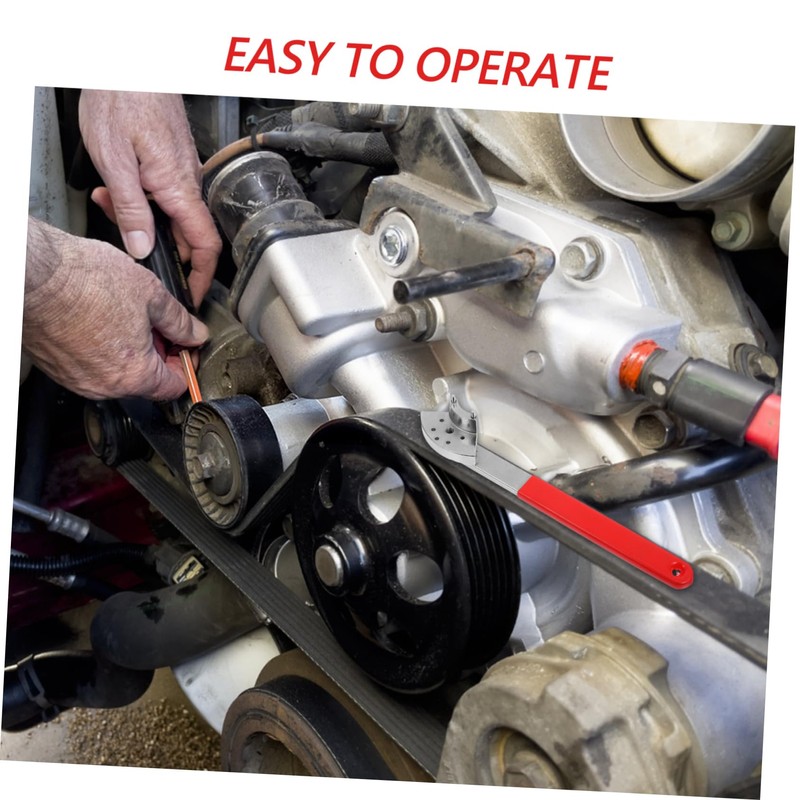 WOONEKY Red Belt Tension Adjuster Engine Timing Belt Tensioner Tool