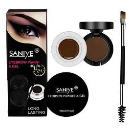 Delineador De Cejas Gel Saniye - Polvo Y Gel Pomade #03 Marrón