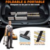 10.5FT Telescoping Ladder with 2 Hooks,11 Step Ladder,330LB Load Capacity,Portable