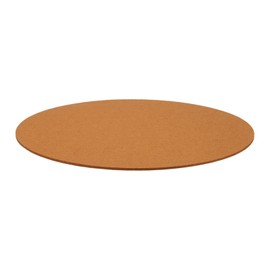 uxcell Round Felt Furniture Pads, 12" Dia x 0.12" Thick Adhesive Backed Felt Non-Slip Anti-Scratch Felt Pads Chair Leg Protectors for Protecting Hardwood Floor, Light Brown