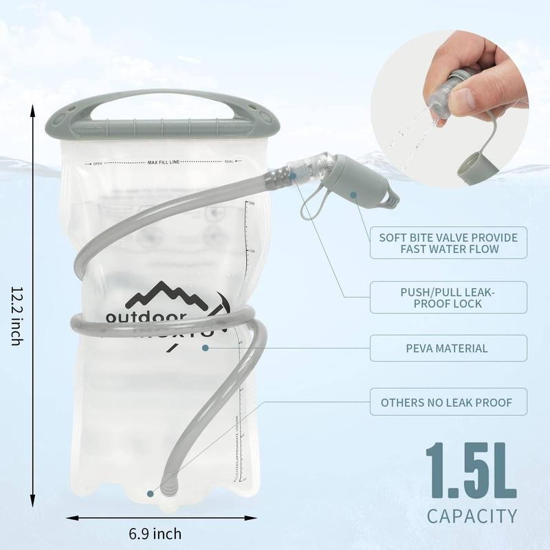INOXTO Hydration Bladder Water Bladder - Size: 3L