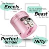 MANUAL Grinder AUTOMATIC Dispenser Large 2.5" Aluminum Alloy, for HOME