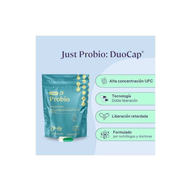 B-FIT Just Probio - Probióticos con Tecnología DuoCap