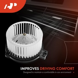 A-Premium HVAC Heater Blower Motor and Resistor Assembly Compatible with Hyundai & Kia Vehicles - Accent 2012, Tucson 2010-2015, Sportage 2011-2016 - Front Side, Replace# 971112V000, 971281M000