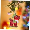 MAGICLULU 4pcs Xmas Tree Hanging Ornaments Christmas Themed Deer Decorations