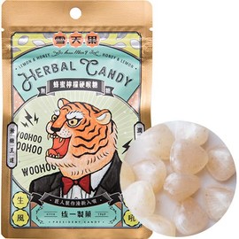 Dover Field Far East Snow Fruit Taiwan Herbal Candy, Honey & Lemon Flavor, 1.1 oz (30 g) x 6 Pcs