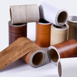 UUYYEO 2.2 Inch Wood Grain Repair Tape Door Floor Patch Tape Wallpaper Border Tape Furniture Chair Repair Tape Wood Color Duct Tape Handicraft DIY Tape Brown