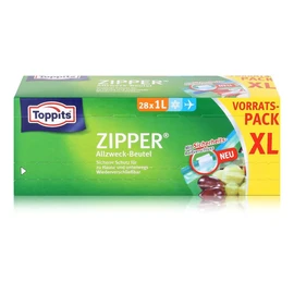 Toppits - Zipper All-Purpose Bag 1 Litre XL