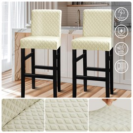 Lellen Bar Stool Covers Jacquard Pattern Bar Stool Chair Covers Bar Chair Covers Barstool Covers Slipcovers Pub Counter Stool Chair Covers Counter Height Stool Seat Covers Barstool Slipcovers