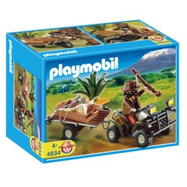 Playmobil 4834 Ranger with Quad Bike and Trailer