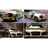 AUTOGOODY 96" x 60" Gold Chrome Mirror Vinyl Film Wrap