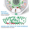 Live Fine 28-Day Automatic Pill Dispenser Frosted Lid with Upgraded