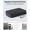 Zannaki A5 Zipper Binder, 6 Ring Personal Planner Journal Budget