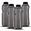 Kavodrink 4 x Tritan Water Bottle, 1.0 L, Black Sports