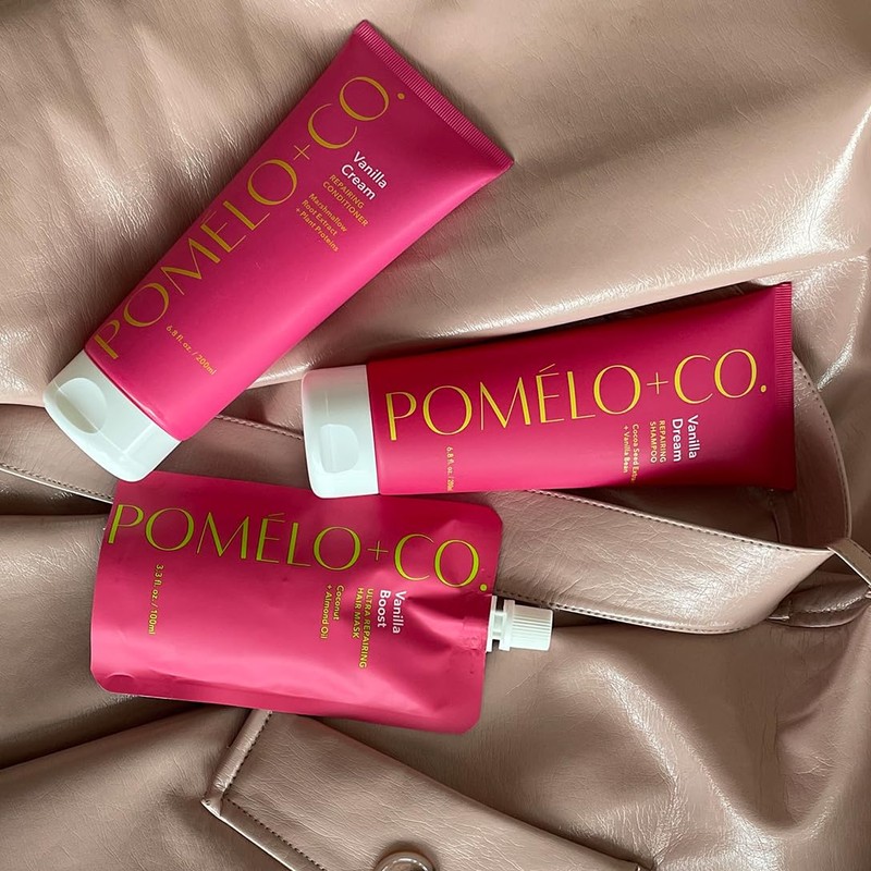 Pomélo+Co. Vanilla Boost Haarmaske – pflegende Maske mit lieblich-süßem Vanille-Duft