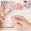 Kit De Estampador De Uñas, Estampadores De Silicona Con Raspador