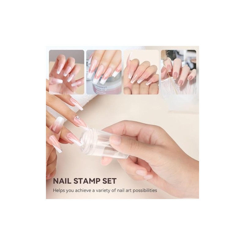 Kit De Estampador De Uñas, Estampadores De Silicona Con Raspador