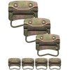 Fuxxer® 4 x Metal Folding Handles for Chests, Boxes, Cases,